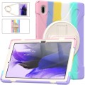 Shockproof Pancerne Etui Obudowa z Paskiem do Samsung Galaxy Tab S7 FE 5G / Plus kolorowe