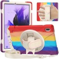 Shockproof Pancerne Etui Obudowa z Paskiem do Samsung Galaxy Tab S7 FE 5G / Plus kolorowe
