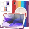 Shockproof Pancerne Etui Obudowa z Paskiem do Samsung Galaxy Tab S7 FE 5G / Plus kolorowe
