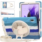 Shockproof Pancerne Etui Obudowa z Paskiem do Samsung Galaxy Tab S7 FE 5G / Plus kolorowe