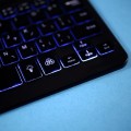 Czarny Pokrowiec Etui z Podświetlaną Klawiaturą do iPad Mini 4/5