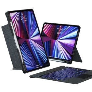 WIWU Etui Podświetlana Klawiatura TouchPad do Apple iPad 9 8 7 10.2