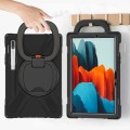 Shockproof Pancerne Etui z Paskiem do Samsung Galaxy Tab S8 11 / Tab S8 5G czarne