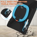 Shockproof Pancerne Etui z Paskiem do Samsung Galaxy Tab S8 / Tab S8 5G niebiesko-czarne