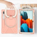 Shockproof Pancerne Etui z Paskiem do Samsung Galaxy Tab S8 / S8 5G różowe pudrowe