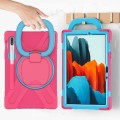Shockproof Pancerne Etui z Paskiem do Samsung Galaxy Tab S8 / Tab S8 5G różowe