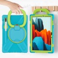 Shockproof Pancerne Etui z Paskiem do Samsung Galaxy Tab S8 / Tab S8 5G zielone
