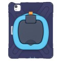 Shockproof Pancerne Etui z Paskiem do iPad Air 10.9 2020/2022 granatowo-niebieskie