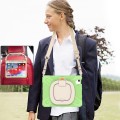 Shockproof Pancerne Etui z Paskiem do iPad Air 10.9 2020/2022 zielone/matcha green