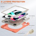 Shockproof Pancerne Etui z Paskiem do iPad Air 10.9 2020/2022 koralowe
