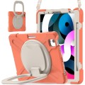 Shockproof Pancerne Etui z Paskiem do iPad Air 10.9 2020/2022 koralowe