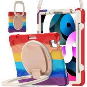 Shockproof Pancerne Etui z Paskiem do iPad Air 10.9 2020/2022 kolorowe