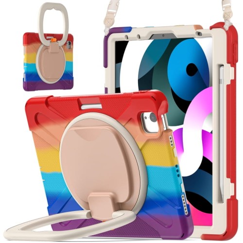 Shockproof Pancerne Etui z Paskiem do iPad Air 10.9 2020/2022 kolorowe
