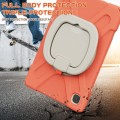 Shockproof Pancerne Etui z Paskiem do Samsung Galaxy Tab S6 Lite pomarańczowe