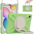 Shockproof Pancerne Etui z Paskiem do Samsung Galaxy Tab S6 Lite zielone