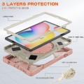 Shockproof Pancerne Etui z Paskiem do Samsung Galaxy Tab S6 Lite różowe
