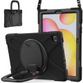 Shockproof Pancerne Etui z Paskiem do Samsung Galaxy Tab S6 Lite czarne