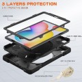 Shockproof Pancerne Etui z Paskiem do Samsung Galaxy Tab S6 Lite czarne