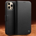 QIALINO Skórzane Etui Pokrowiec do iPhone 12 Mini czarne