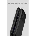 LOVE MEI Pancerne Etui Metal Szkło do iPhone 12 Mini czarne