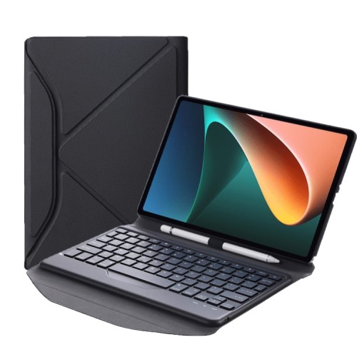 Czarne Etui Klawiatura do Xiaomi Pad 5, Xiaomi Pad 5 Pro