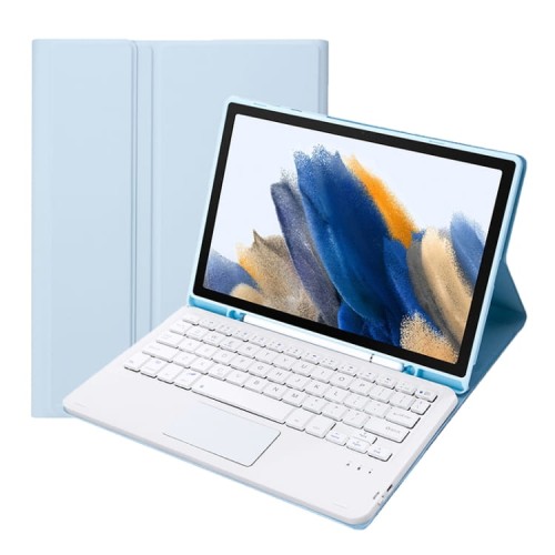 Niebieskie Etui Klawiatura TouchPad Samsung Galaxy Tab A8 10.5 2021