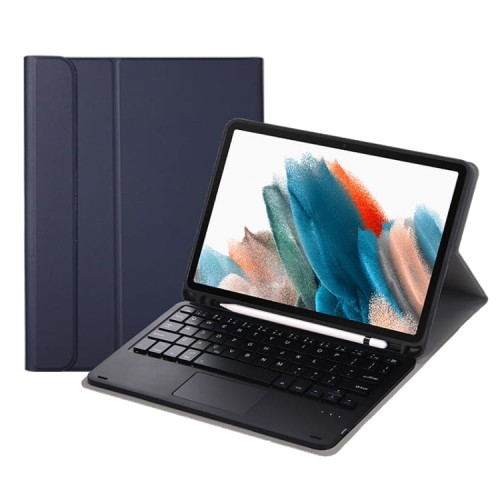 Granatowe Etui Klawiatura TouchPad do Samsung Galaxy Tab A8 10.5 2021