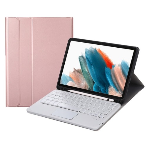 Różowe Etui Klawiatura TouchPad do Samsung Galaxy Tab A8 10.5 2021