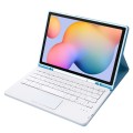 Niebieskie Etui Bezprzewodowa Klawiatura TouchPad Samsung Galaxy Tab S6 Lite