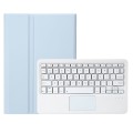 Niebieskie Etui Bezprzewodowa Klawiatura TouchPad Samsung Galaxy Tab S6 Lite