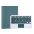 Zielone Etui Bezprzewodowa Klawiatura TouchPad Samsung Galaxy Tab S6 Lite