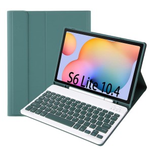 Zielone Etui Bezprzewodowa Klawiatura Samsung Galaxy Tab S6 Lite