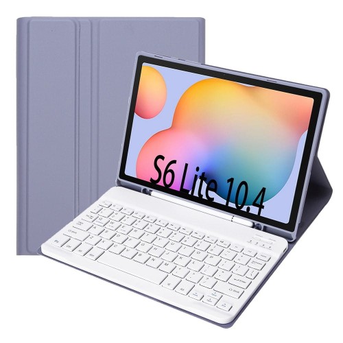 Fioletowe Etui Bezprzewodowa Klawiatura Samsung Galaxy Tab S6 Lite