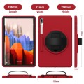 Shockproof Pancerne Etui Obudowa do Samsung Galaxy Tab S8+ czerwone