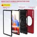 Shockproof Pancerne Etui Obudowa do Samsung Galaxy Tab S8+ czerwone