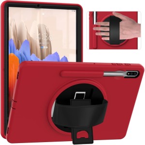 Shockproof  Pancerne Etui Obudowa do Samsung Galaxy Tab S8+ czerwone