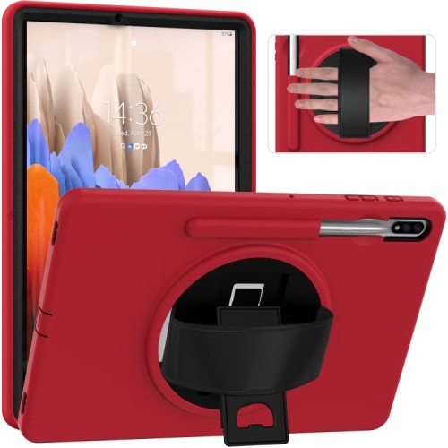 Shockproof Pancerne Etui Obudowa do Samsung Galaxy Tab S8+ czerwone