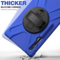 Shockproof Pancerne Etui z Paskiem do Samsung Galaxy Tab S8 Ultra niebieskie