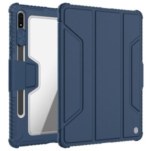 Pancerne Etui Nillkin Bumper Pro do Samsung Galaxy Tab S8+ niebieskie