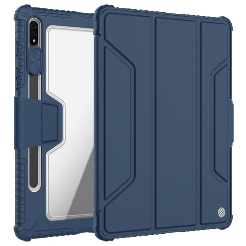 Pancerne Etui Nillkin Bumper Pro do Samsung Galaxy Tab S8+ niebieskie