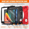 Shockproof Pancerne Etui z Paskiem do Xiaomi Pad 5 / 5 Pro czerwone