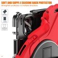Shockproof Pancerne Etui z Paskiem do Xiaomi Pad 5 / 5 Pro czerwone