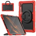 Shockproof Pancerne Etui z Paskiem do Samsung Galaxy Tab S8 Ultra czerwone