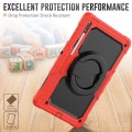 Shockproof Pancerne Etui z Paskiem do Samsung Galaxy Tab S8 Ultra czerwone