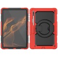 Shockproof Pancerne Etui z Paskiem do Samsung Galaxy Tab S8 Ultra czerwone