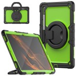 Shockproof  Pancerne Etui z Paskiem do Samsung Galaxy Tab S8 Ultra zielone
