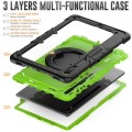 Shockproof Pancerne Etui z Paskiem do Samsung Galaxy Tab S8 Ultra zielone