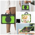 Shockproof Pancerne Etui z Paskiem do Samsung Galaxy Tab S8 Ultra zielone