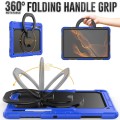Shockproof Pancerne Etui z Paskiem do Samsung Galaxy Tab S8 Ultra niebieskie
