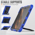 Shockproof Pancerne Etui z Paskiem do Samsung Galaxy Tab S8 Ultra niebieskie